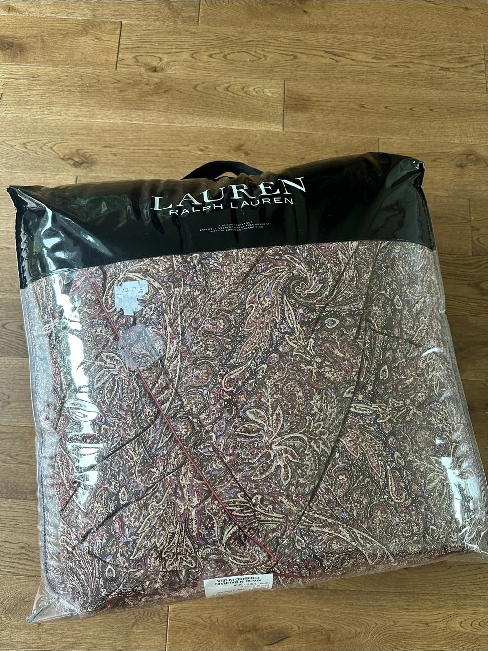 NEW Lauren Ralph Lauren Hallie KING Comforter SET 100% Cotton